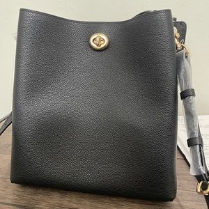 Coach Charlie Bucket Bag (Black)